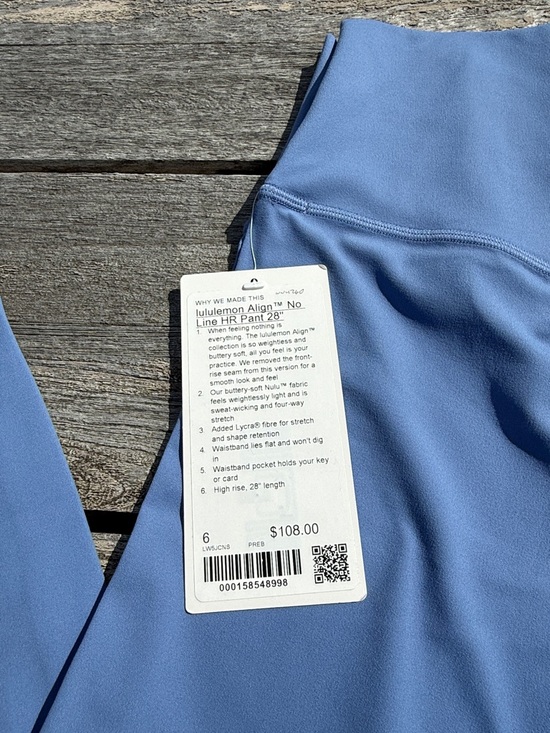 Lululemon Align No Line HR Pant 28” prep Blue (PREB) – Size 6 – NWT - Picture 2 of 5